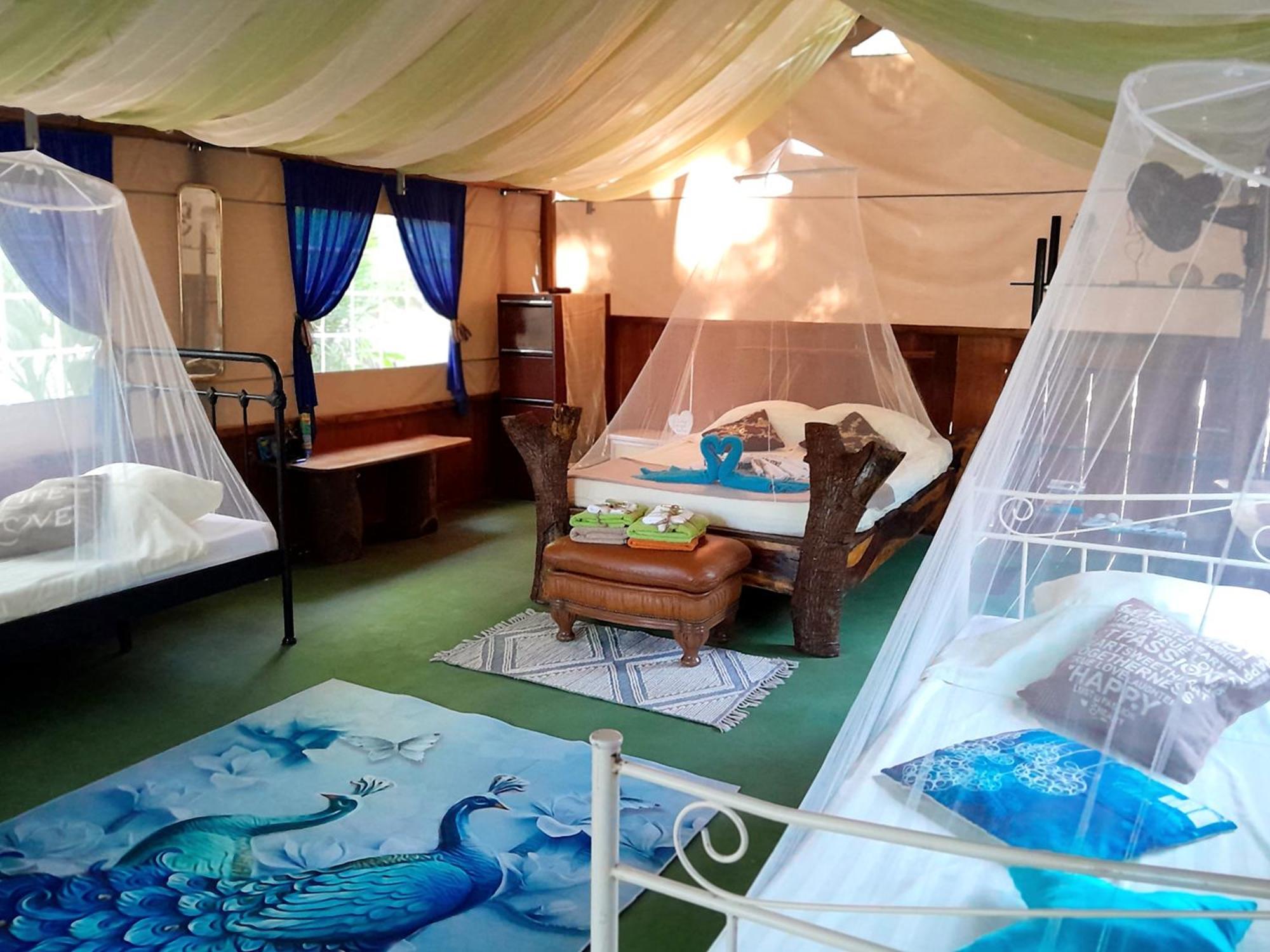 Fully Furnished Family Jungle Tent, Latino Glamping Paquera Kültér fotó